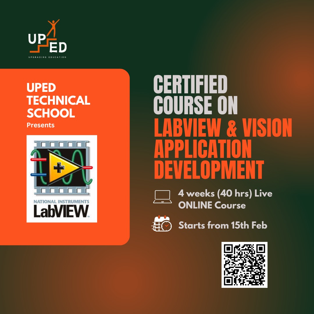 Certified Internship on LabVIEW & Vision Application Development (40 hrs) 2025